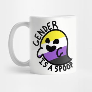 Gender is a Spoop (Non-Binary Ghost) Mug